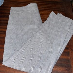 Like new plaid crop dress pants